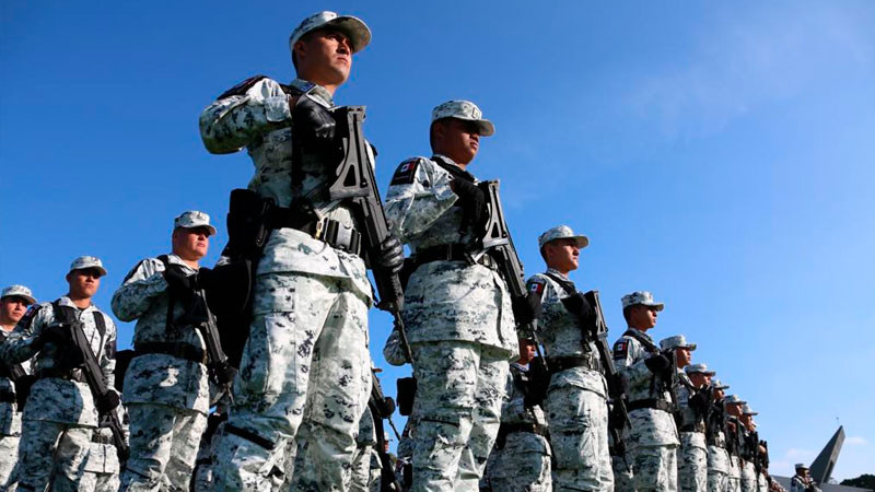 Crean Fuerza Especial de Reacción e Intervención de la Guardia Nacional 