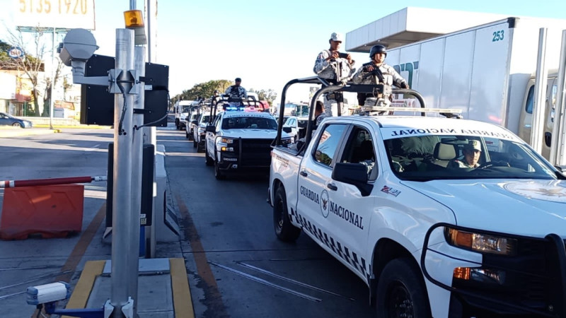 Panistas aplauden arribo de elementos de la Guardia Nacional a Querétaro