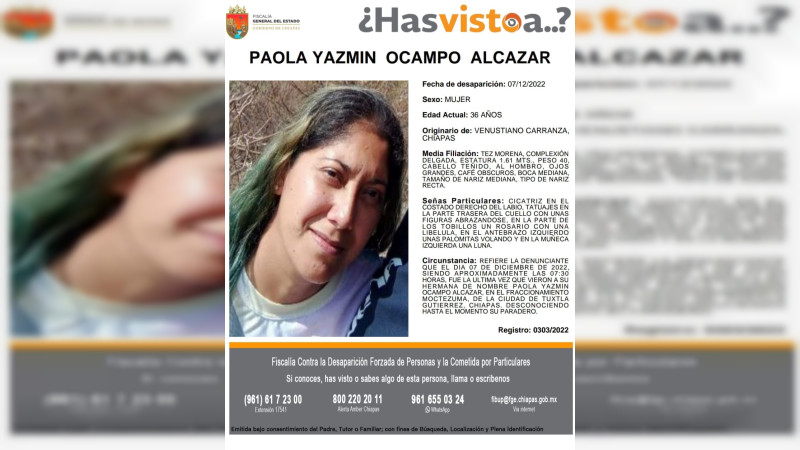 Encuentran sin vida a la maestra Paola Yazmín en la cisterna de una primaria en Chiapas 