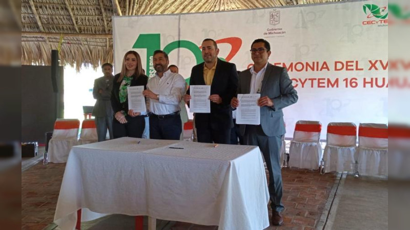 Firma Cecytem convenio con ITSUR, en favor de los jóvenes 