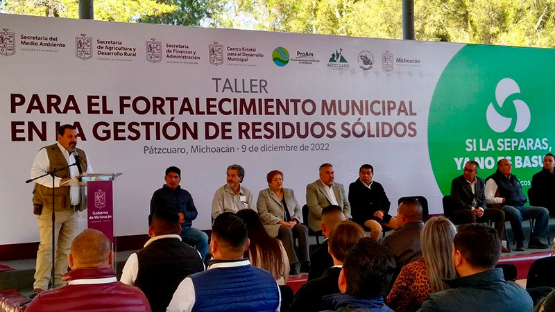 Gobierno de Michoacán dará mayor impulso al tratamiento integral de residuos sólidos 