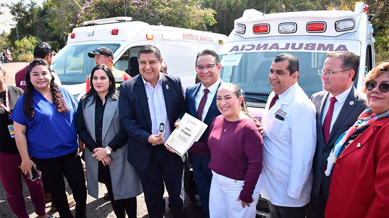 Recibe Uruapan Ambulancia de Emergencia Avanzada 