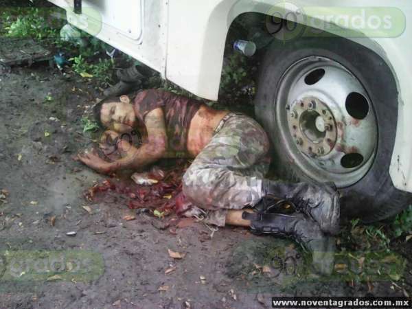 Cuatro muertos, un herido y siete detenidos deja balacera en Múgica, Michoacán - Foto 1 