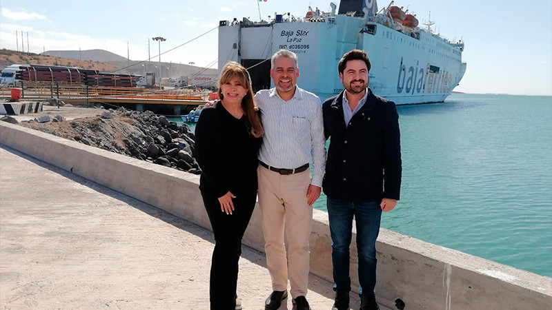 Michoacán y BCS en alianza por el desarrollo portuario e impulso al cabotaje: Bedolla