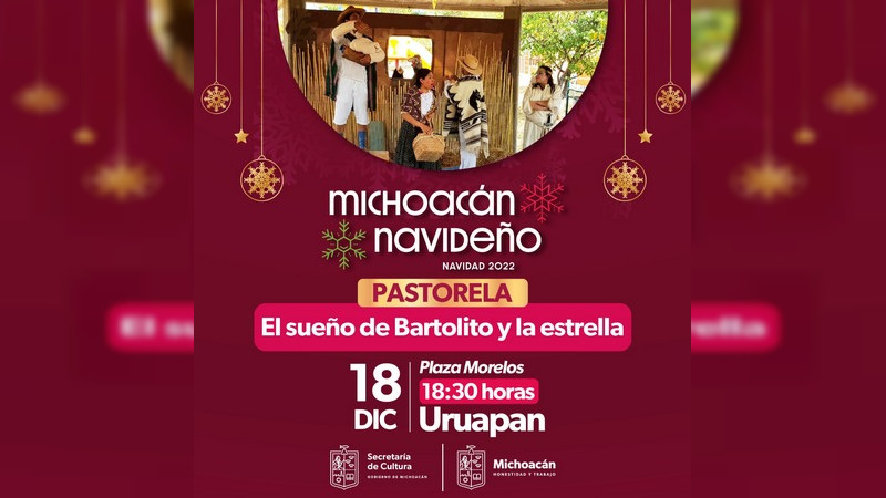 Este fin de semana, Michoacán Navideño presenta conciertos y pastorelas en municipios michoacanos