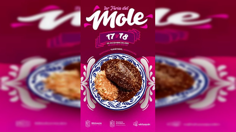 Invita Tupátaro a su Feria del Mole, este fin de semana