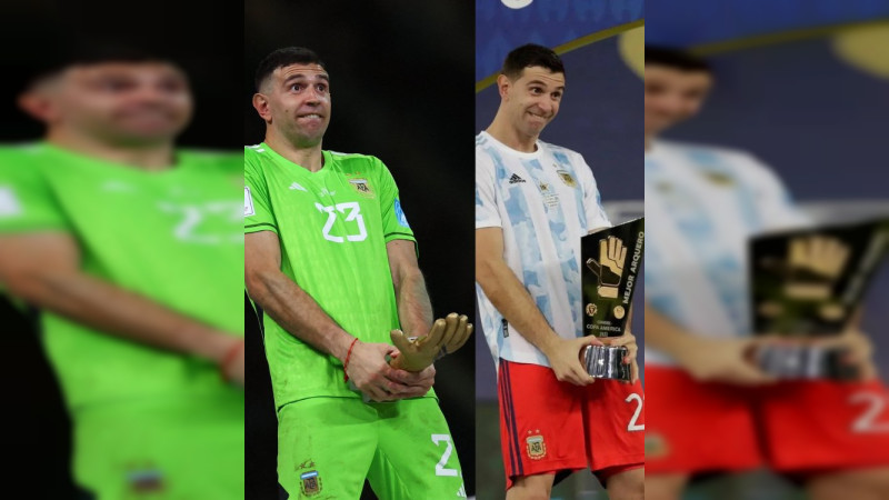 Los polémicos festejos del “Dibu” Martínez tras coronarse en Qatar con Argentina