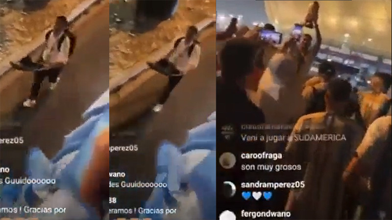 Selección Argentina desprecia a mexicano que intentó regalarles un sombrero tras coronarse en Qatar 