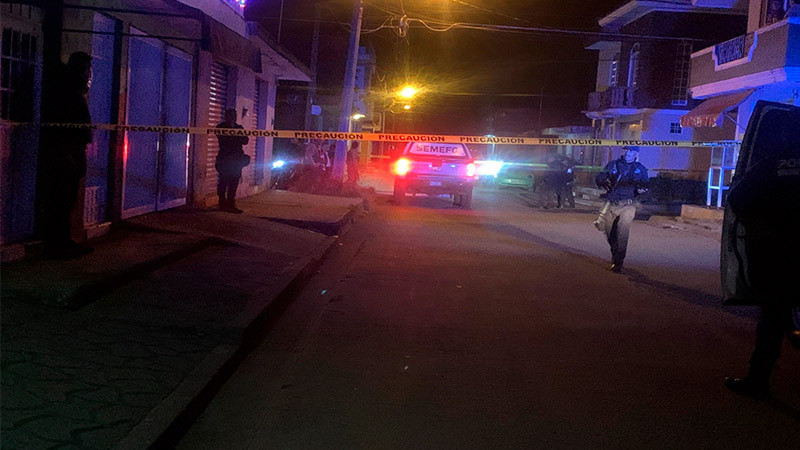 Asesinan a dos hombres a balazos, al oriente de Uruapan  