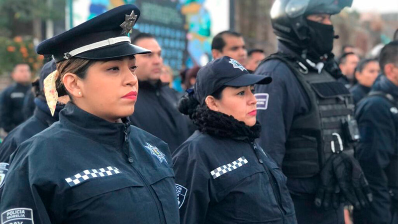 Recibirán policías de Morelia aumento de 10% en su salario a partir de enero 