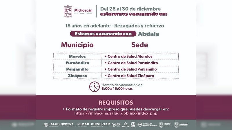 Mantendrá SSM vacunación contra el COVID-19 en Navidad y Año Nuevo