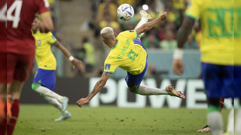 Tijera de Richarlison, mejor gol de la Copa del Mundo 