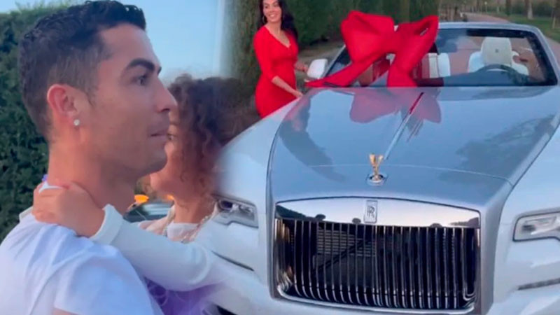 Georgina regala Rolls-Royce de más de 6 millones a Cristiano Ronaldo 