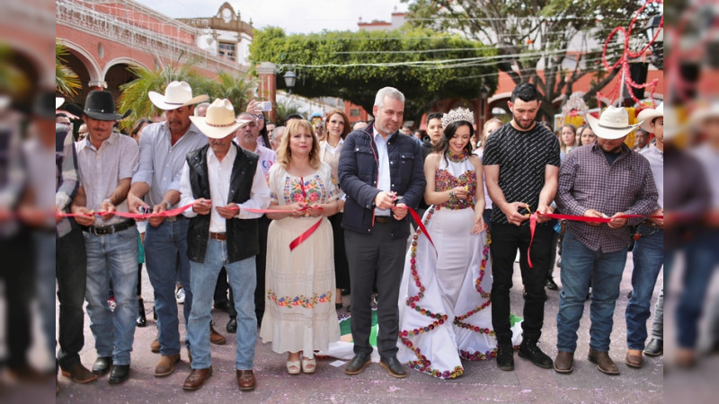 Inaugura Gobernador, Alfredo Ramírez Bedolla, Feria del Queso Cotija 