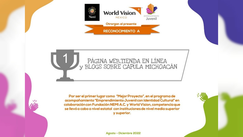 Estudiantes del Cecytem destacan en Programa de Emprendimiento Juvenil