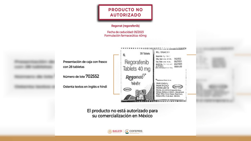 Alerta Cofepris falsificación de 7 medicamentos y venta ilegal de un fármaco no autorizado