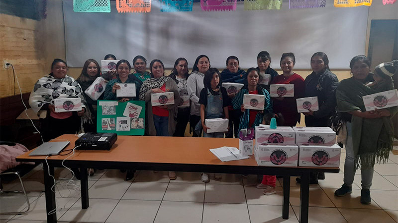 En 2022, beneficia Seimujer a 28 municipios con paquetes menstruales 
