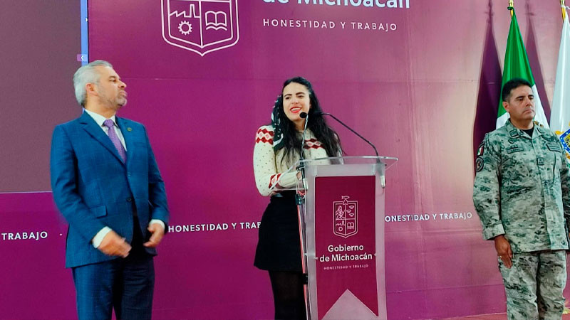 Giulianna Bugarini, nueva secretaria del bienestar en Michoacán 