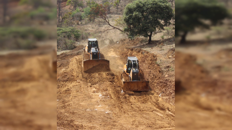 Rehabilitados el 70% de caminos rurales en Morelia; Saderma 