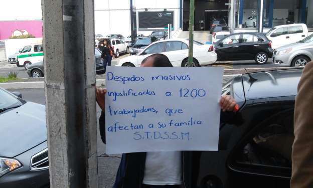Ante despido masivo de mil 200 trabajadores de contrato, toman delegación administrativa de la SSM - Foto 2 