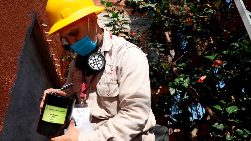 Durante 2022, Salud Michoacán realizó más de 1.3 millones de acciones vectoriales 