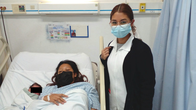 Recibe Hospital de la Mujer en Michoacán a la primera bebé del 2023 