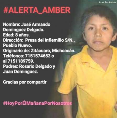 Encuentran muerto a niño de 8 años reportado como extraviado en Zitácuaro, Michoacán 
