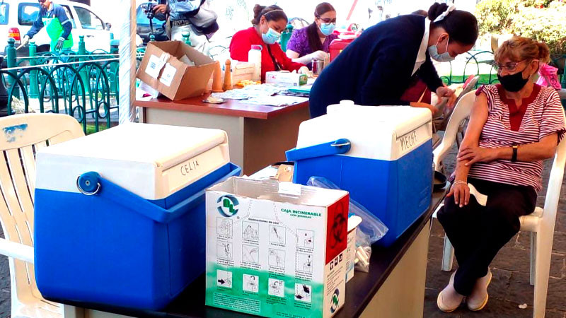 Seguirá módulo de vacunación anti COVID-19, influenza y neumococo en Morelia 