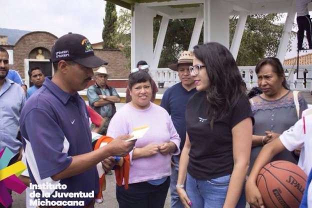 IJUMICH desarrolla acciones en beneficio de los  jóvenes de Nahuatzen 