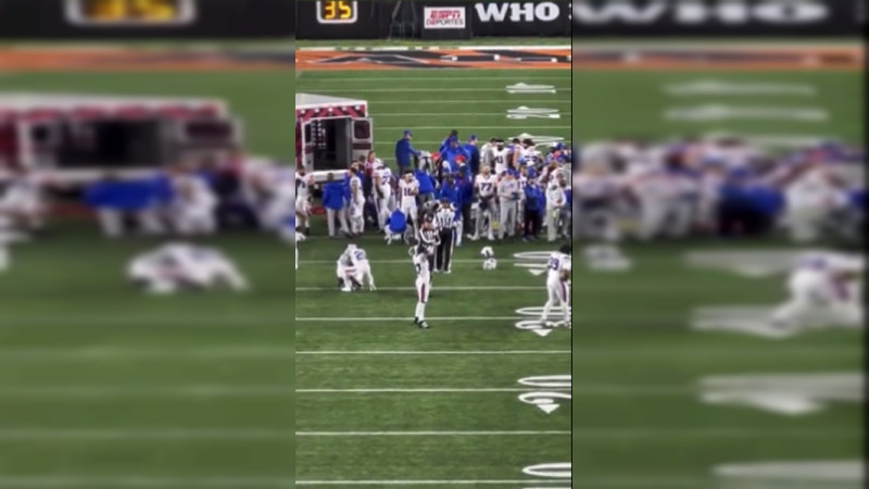 NFL: Ambulancia recoge a Damar Hamlin tras desvanecerse en el campo; recibió RCP