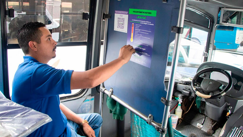 Viajo Segura sensibilizó a más de 2 mil 500 personas operadoras del transporte público en 2022 