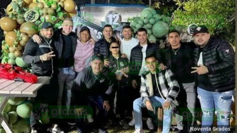 Apología de la violencia en fiesta infantil de hijo de jugador del Cruz Azul