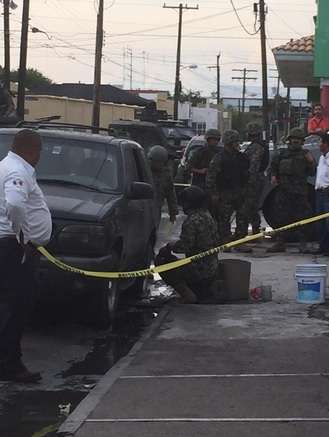 Atacan con granadas sedes del INE y la Policía Federal, en Matamoros, Tamaulipas - Foto 2 