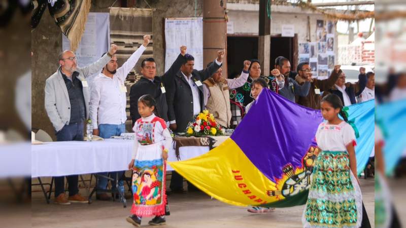 Bedolla apuesta al desarrollo de nuestros pueblos originarios: Torres Piña 