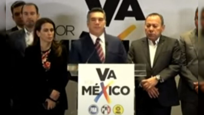 PRI, PAN Y PRD dan a conocer que se reanuda la alianza Va por México 