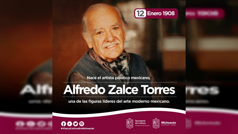 Hoy se cumplen 115 años del natalicio de Alfredo Zalce Torres  