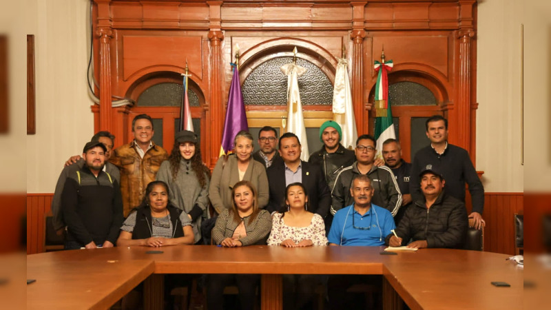 Gobierno estatal acompañará gestiones de Tenencias de Morelia: Torres Piña 