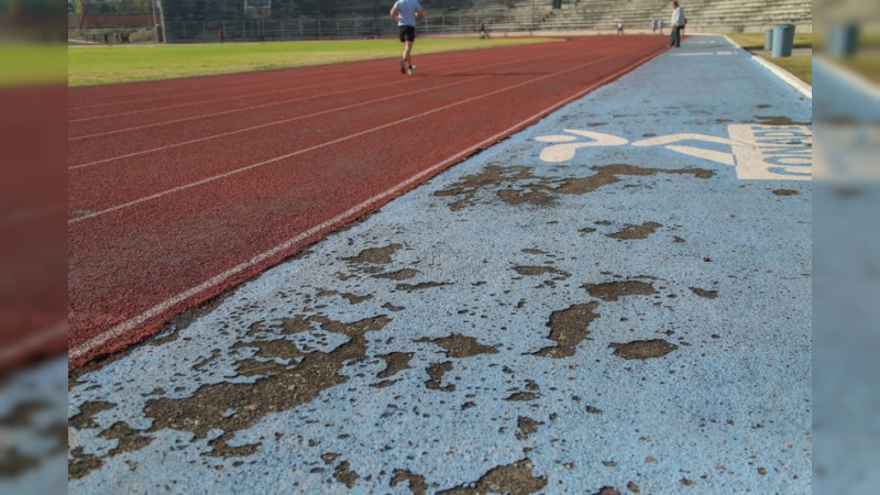 Pista del Venustiano sufre deterioró por mala calidad de materiales: Cecufid