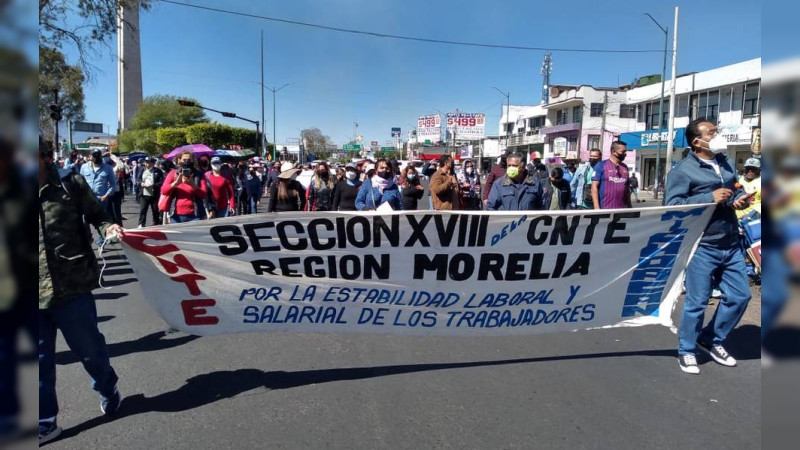 CNTE en la búsqueda de oficinas sindicales en Michoacán 