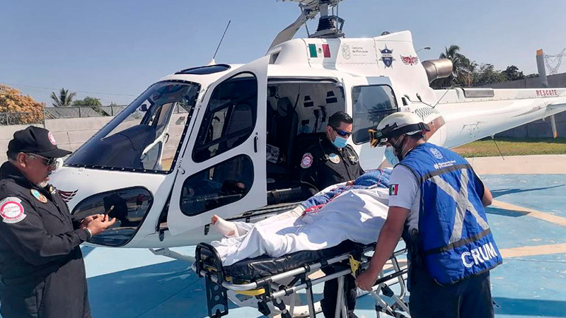 Realizados los primeros dos traslados en ambulancia aérea del año: SSM