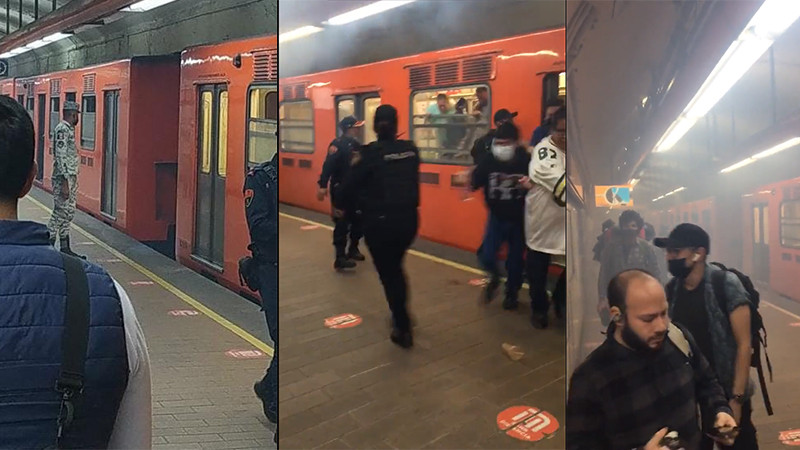 CDMX: Tras estallido, se desprenden vagones en la Línea 7 del Metro