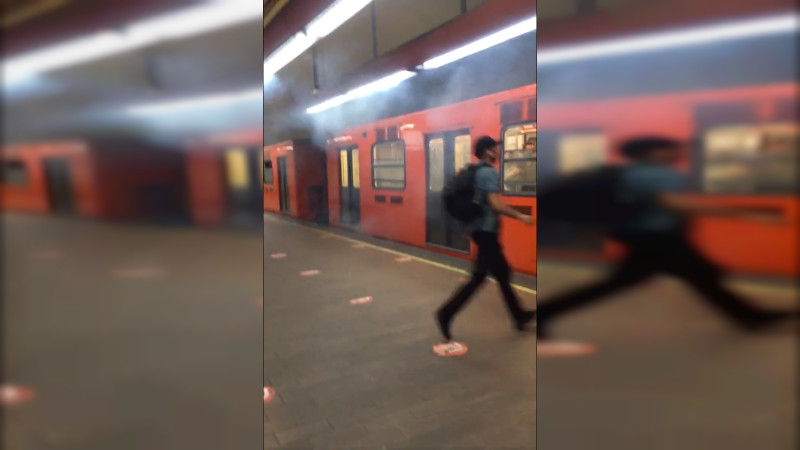 CDMX: Tras estallido, se desprenden vagones en la Línea 7 del Metro