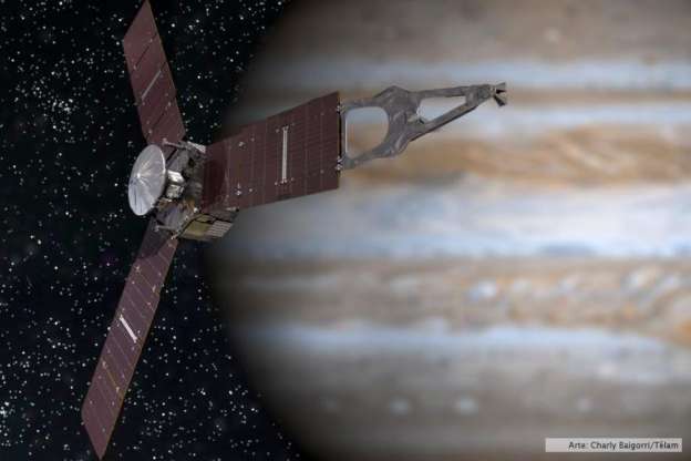 Después de cinco años de viaje, la sonda espacial Juno llega a Júpiter  