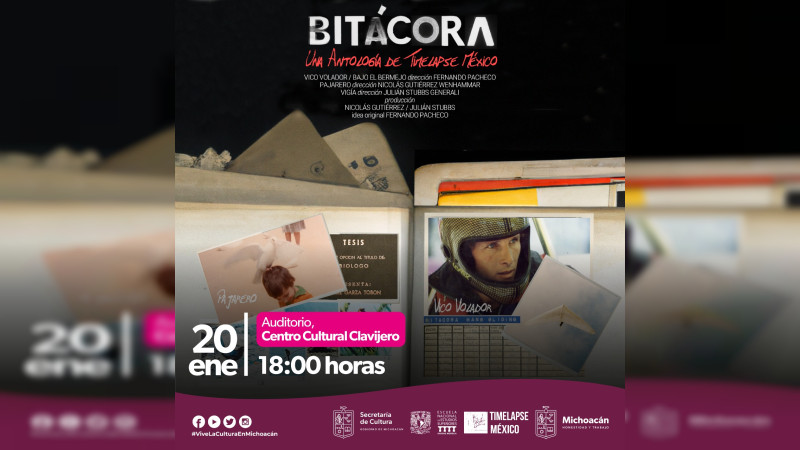 Centro Cultural Clavijero recibe proyección Bitácora  