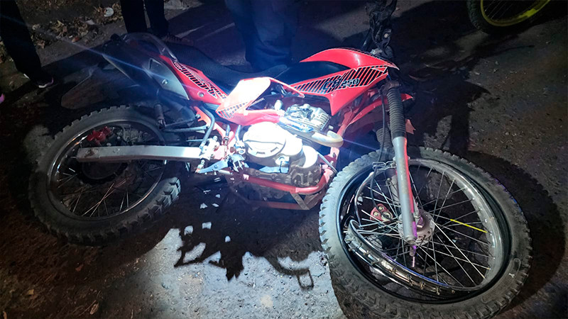 Zamora, Michoacán: joven resulta herido tras chocar con su moto