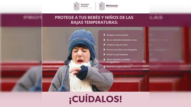 Conmina SSM a extremar precauciones ante frentes fríos