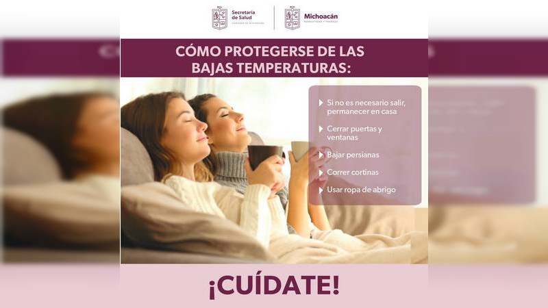 Conmina SSM a extremar precauciones ante frentes fríos