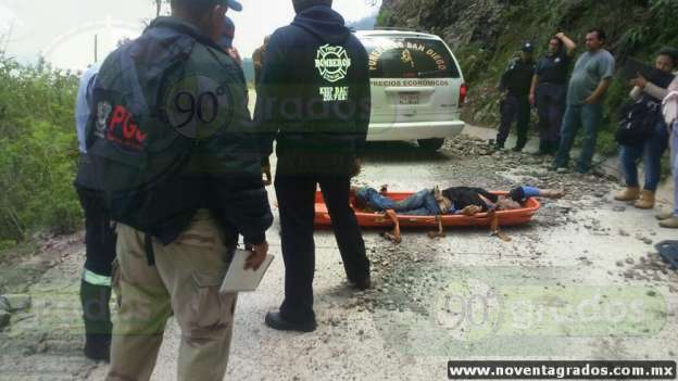 Bomberos de Hidalgo, Michoacán, rescatan cadáver - Foto 0 