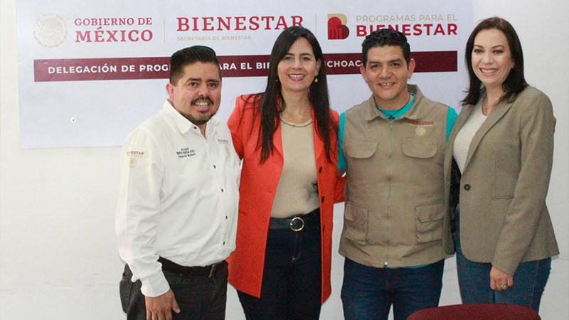 SEE y Delegación de Bienestar coordinan acciones en Michoacán  