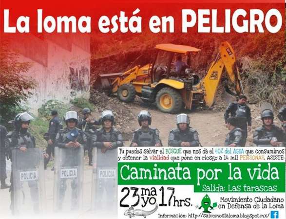 MCDL convoca a bicicaminata para defender la Loma de Santa María, en Morelia - Foto 0 